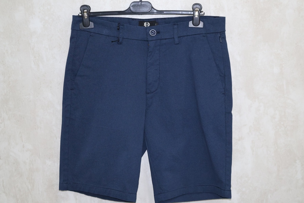 Calções Chino Bendorff Micro-Padrão Azul