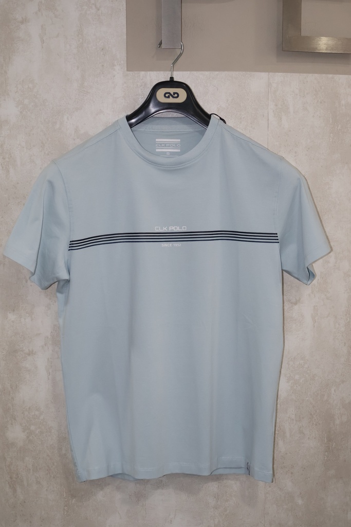 T-shirt CLK Polo Azul Pastel