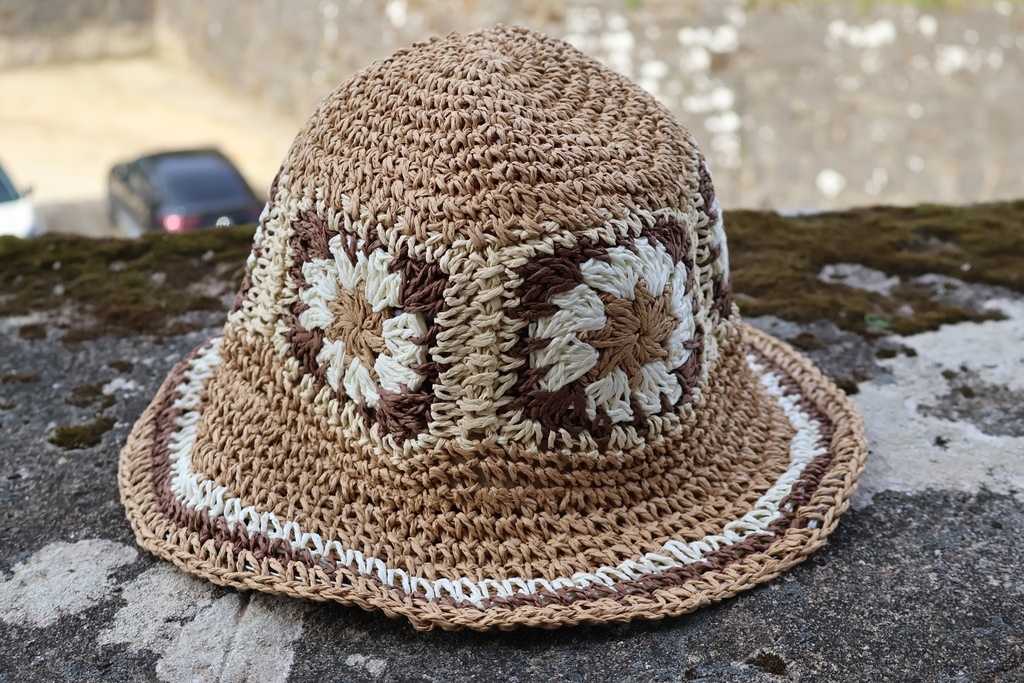 Chapéu Bucket Margarida Bege