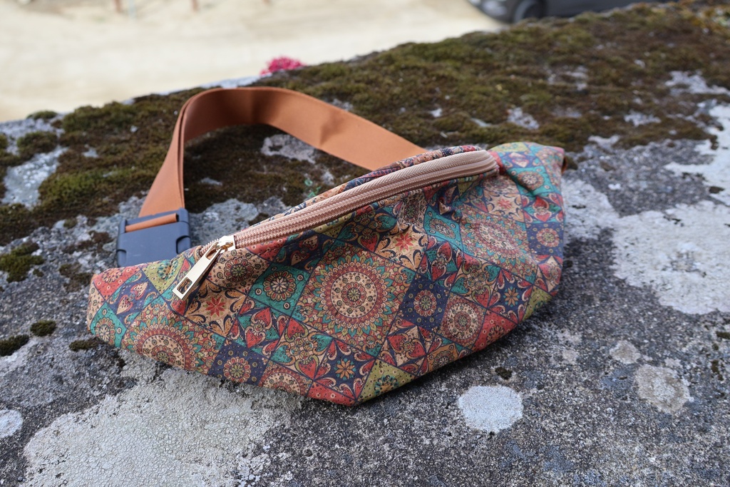 Pochete de Cortiça Mandalas Boho