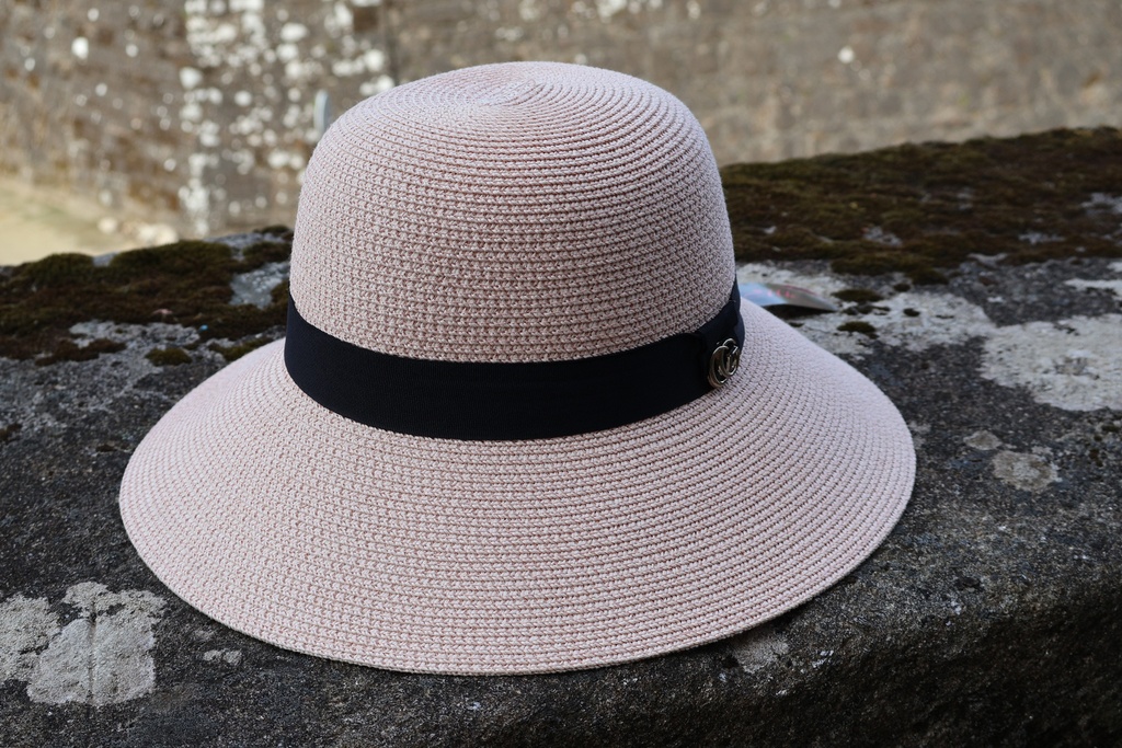 Chapéu de Sol Cloche Elegance Rosa Nude