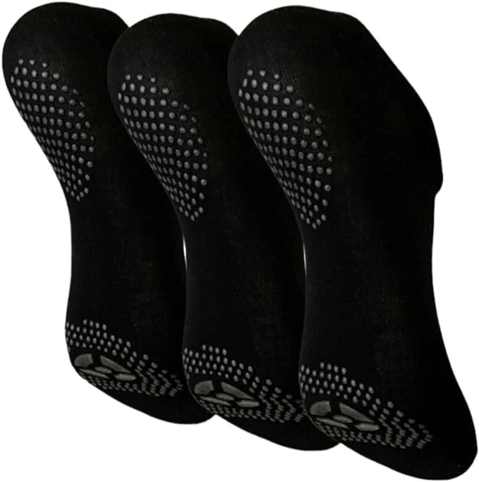 Pack 3 pares de Soquetes Yoga/Pilates BAMBU Anti-Deslizante