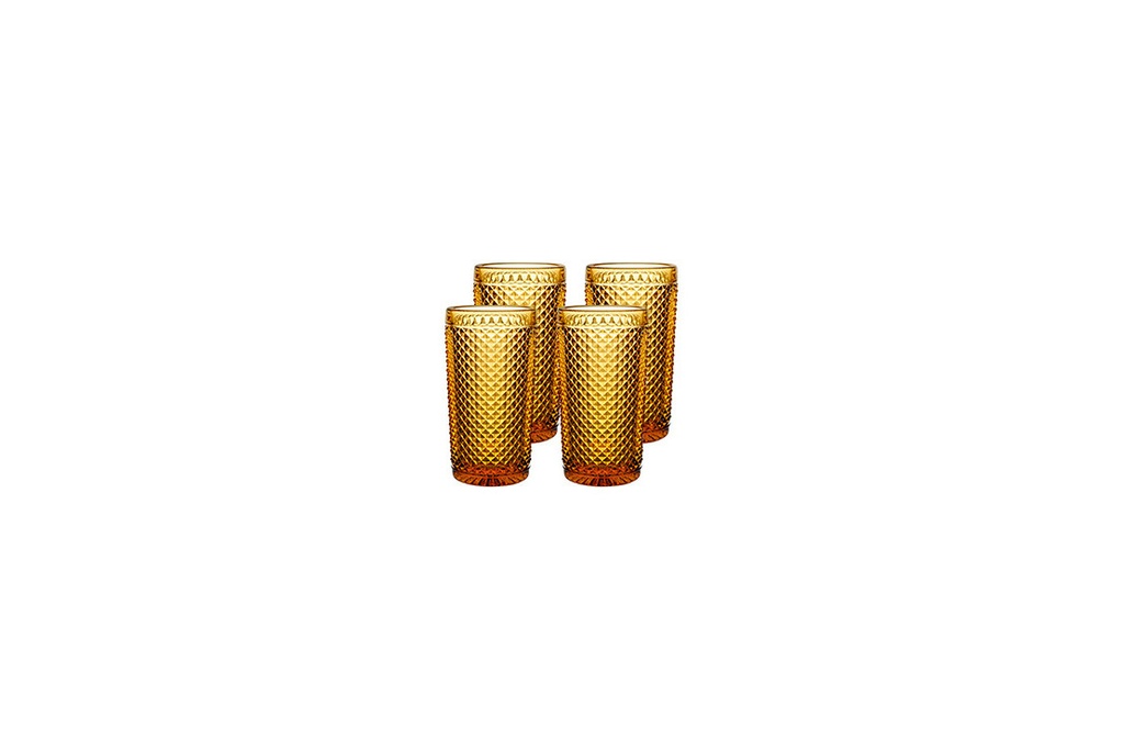 Pack c/ 4 Copos Altos Ambar