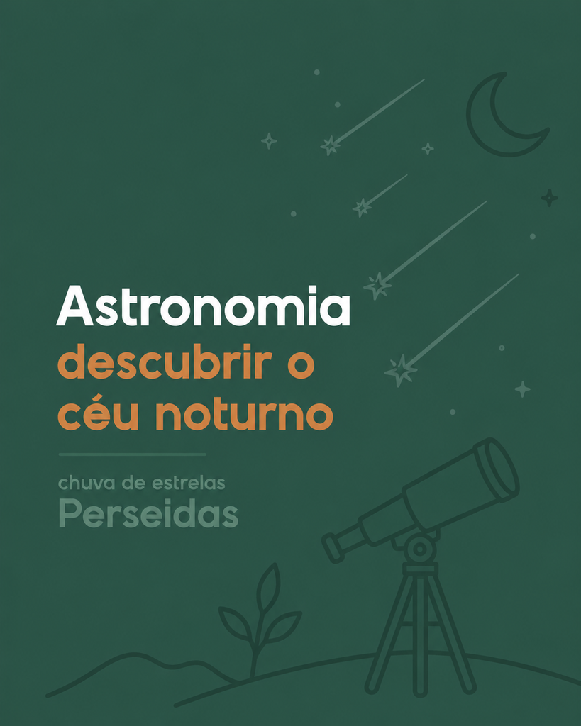 ASTRONOMIA | Descobrir o céu noturno | Chuva de estrelas Perseidas