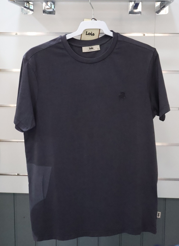 T-shirt Básica Cinzento Escuro
