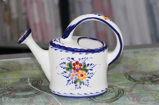 Regador Decorativo em Cerâmica de Estilo Regional