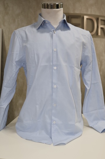 Camisa Executive Blue: Micro-Textura Oxford & Corte Slim