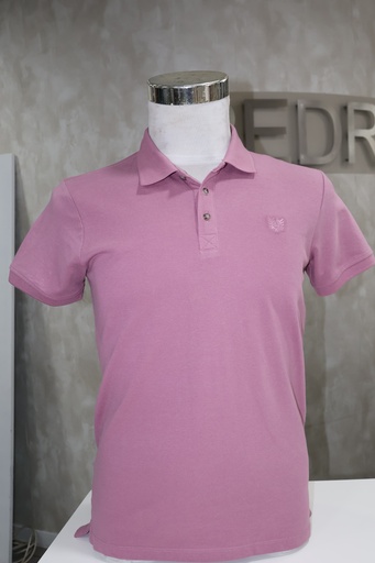 Polo Masculino Casual Rosa Velho