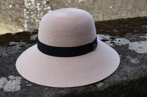Chapéu de Sol Cloche Elegance Rosa Nude