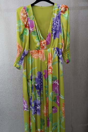 Vestido Longo Tropical Garden