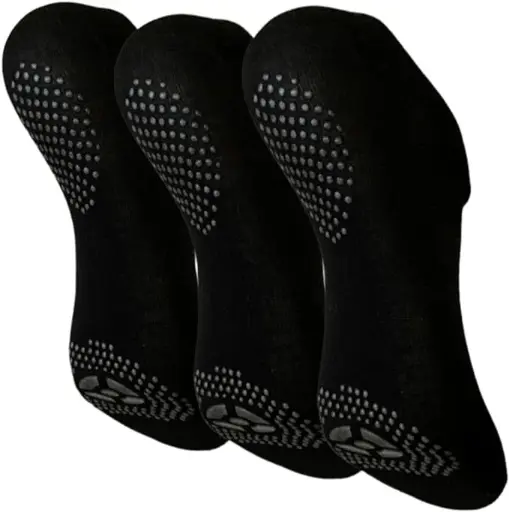 Pack 3 pares de Soquetes Yoga/Pilates BAMBU Anti-Deslizante