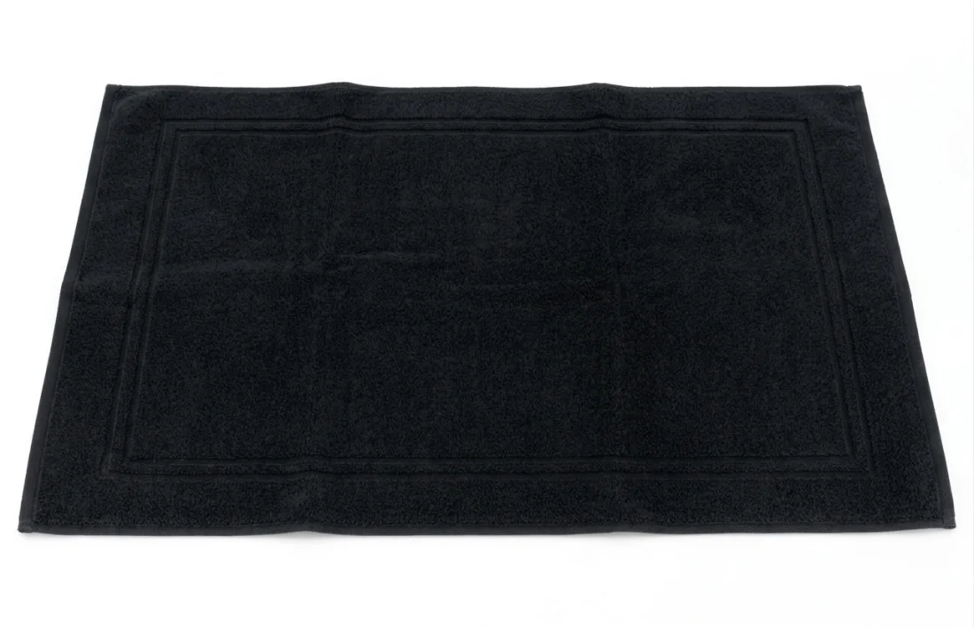 Saída de Banho Felpo Duas Riscas Preto
