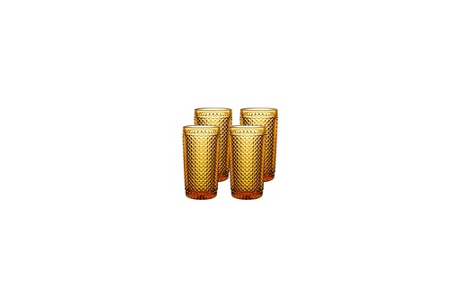 Pack c/ 4 Copos Altos Ambar