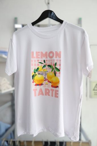 T-Shirt Branca "Lemon Tarte"