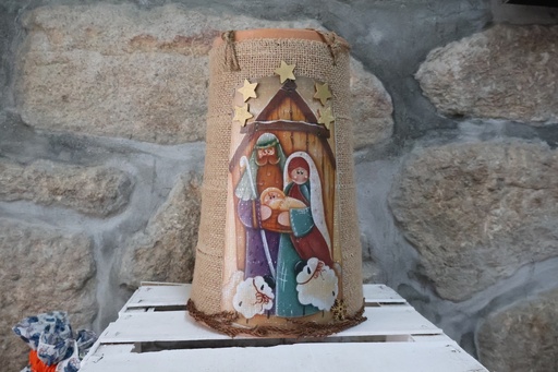 Presépio em Telha Artesanal