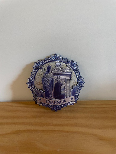 Íman Metálico Decorativo em Relevo - Valença