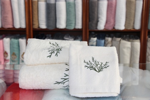 Conjunto de Toalhas de Banho Branco