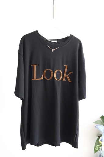 T-shirt Oversized Preta